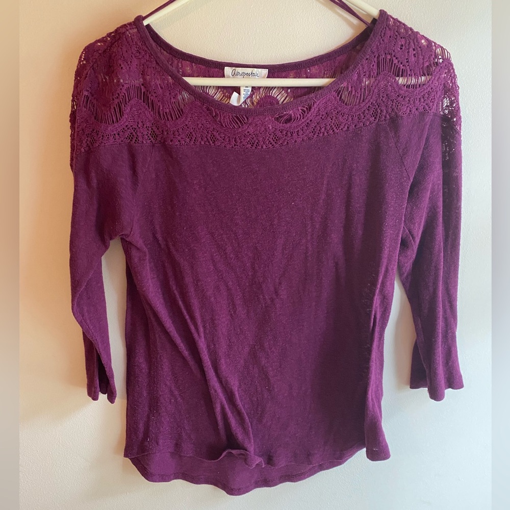 Aeropostale Magenta Top